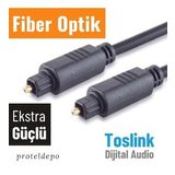 IRENIS Fiber Optik Kablo Toslink Optik Ses Kablosu, Ekstra Kalın