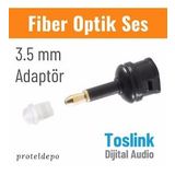 Irenis Fiber Optik Toslink Ses Kablo Için 3.5Mm Dönüştürücü