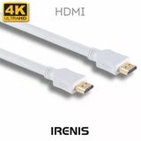 Irenıs Hdmı Kablo, 4K Destekli, Altın Uçlu, Naylon Örgü, 2 Metre