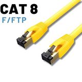 IRENIS Irenis 1 Metre Cat8 Kablo F/ftp Lszh Ethernet Network Lan Ağ Kablosu Siyah
