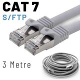 IRENIS Irenis 3 Metre Cat7 Kablo S/ftp Lszh Ethernet Network Lan Ağ Kablosu Gri
