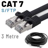IRENIS Irenis 3 Metre Cat7 Kablo S/ftp Lszh Ethernet Network Lan Ağ Kablosu Siyah