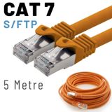 IRENIS Irenis 5 Metre Cat7 Kablo S/ftp Lszh Ethernet Network Lan Ağ Kablosu Turuncu
