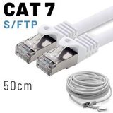 IRENIS Irenis 50 Cm Cat7 Kablo S/ftp Lszh Ethernet Network Lan Ağ Kablosu Beyaz