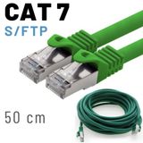 IRENIS Irenis 50 Cm Cat7 Kablo S/ftp Lszh Ethernet Network Lan Ağ Kablosu Yeşil