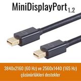 IRENIS IRENIS Apple Macbook Thunderbolt Kablo - 21 Gbit Mini DisplayPort (siyah)