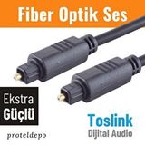 IRENIS Irenis Fiber Optik Kablo Toslink Optik Ses Kablosu, Ekstra Kalın Siyah
