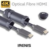 IRENIS Irenıs Zırhlı Hdmi 4k Hibrit Kablo, 7,50 Metre Siyah