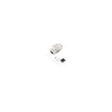 IRENIS Rj-45 Keystone, Cat. 6a, 180°, Stp, Aletsiz Montaj Konnektörü Siyah