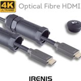 Irenıs Zırhlı Hdmı 4k Hibrit Kablo, 7,50 Metre