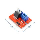 Irf520 Mosfet Sürücü Kartı Klemens Bağlantı Soketi Ssr Röle Motor Led Lamba Parlaklık