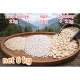 İrfan Bakliyat Fasülye 2 kg İspir fasulye 2 kg Bombay fasülye 2 kg - 3 kg