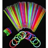 İrhanlar Glow Stick 50 Adet Kırılan Fosforlu Çubuk Bileklik Neon Işık Parti Eğlence Malzemeleri
