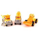 İRHANLAR Oyuncak İnşaat Seti Kamyon-Kepçe-Silindir 26X13 cm Erkek Çocuklar İçin Eğlenceli Oyun