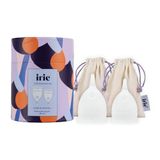 irie Adet Kabı Regl Kabı Menstrüel Kap Menstrual Cup 2'li Paket Alman Medikal Silikon (Transparan)