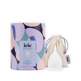irie Adet Kabı Regl Kabı Menstrüel Kap Menstrual Cup Alman Medikal Silikon (Transparan, Small)