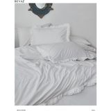 Irina Home Fırfırlı Nevresım Takımı Vıenna 4 Pcs - Beyaz - 200 x 220 cm