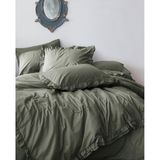 Irina Home Fırfırlı Nevresım Takımı Vıenna 4 Pcs - Yeşil - 200 x 220 cm