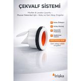 irişka Muff Matik Lavabo Sifon Kokumatik Çekvalf Lavabo Koku Önleyici