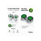 irişka musluk ucu perlatör iç ve dış dişli 2 şerli set