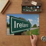 Irlanda Tabelası Tasarımı 240 Parça Ahşap Puzzle Ahşap Kutuda MP00890