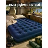 Irmak Çift Kişilik Şişme Yatak Dayanıklı Vinil Kamp ve Misafir Kullanımına Uygun HS2904767430