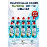 IRMAK Sıvı Çamaşır Deterjanı Arap Sabunu ve Soda Etkili 1480 MLX10 Adet - 1,48 lt