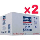 Irmak Stick Şeker 4kg 1000Lİ×2