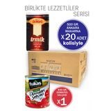 İrmik 500G X 20 Adet (1 Koli) Tukaş Domates Salçası 830G Hediyeli