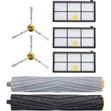 Irobot Roomba 974/975/976/980/981 Uyumlu Yedek Fırça ve Filtre Seti - 1 Adet