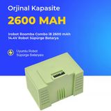 Irobot Roomba Combo İ8 2600 Mah 14.4V Robot Süpürge Batarya
