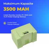 Irobot Roomba Combo J7+ 3500 Mah 14.4V Robot Süpürge Batarya