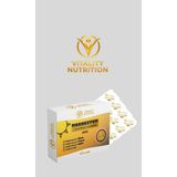 Iron-Edge Vitality Nutrition Magnezyum Gündüz 60 Kapsül ( Sitrat + Taurat + Malat + Vitamin B6 )Gıda Takviyesi