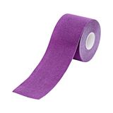 Iron Kinesio Kas Ağrı Bandı 5CMX5M — Bel Diz Boyun Omuz Sporcu Ağrı Bandı Kinesioloji Tape - Mor