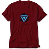 Iron Man 2019 Arc Reactor Kırmızı Tişört - XS