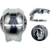 Iron Man Start Stop Koruyucu Kapak Gümüş Metal Krom Lzwdr