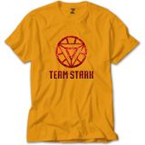 Iron Man Team Stark Sarı Tişört Liyada - XS