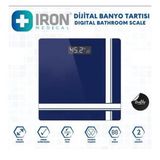 Iron Medical Dijital Banyo Tartısı, 180 kg Kapasiteli, Lacivert