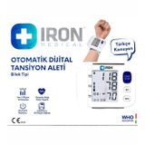 IRON - TANSİYON ALETİ DİJİTAL BİLEKTEN ÖLÇER TÜRKÇE KONUŞAN REF:JN-163EW
