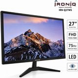 İroni IRN-Q27WS 27 Inç Full Hd 75Hz LED Monitör, HDMI ve VGA Girişli, 3.5 mm Ses Çıkışlı, Düşük Mavi Işık