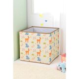 İronika Animals Kapaksız Kutu Dolap İçi Organizer Oyuncak Eşya Çamaşır Saklama Kutusu 30x30x30 cm