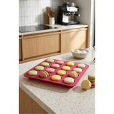 Ironika Silikon Makaron Mini Muffin Kek Kalıbı 16 Bölmeli - 26 x 26 x 7 cm