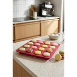 İronika Silikon Makaron Mini Muffin Kek Kalıbı 16 Bölmeli