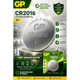 IRONSTAR 1 adet GP CR2016 pil / CR2016 düğme pil / CR2016 lityum pil 3V / GP CR2016 pil 3V / Kumanda pili CR2016 / Saat pili CR2016 / CR2016 bozuk para tipi pil / para pil