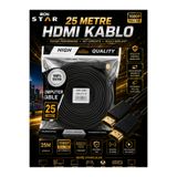 IRONSTAR HDMI kablo 25 metre / 25 metre HDMI kablosu / HDMI kablo 25M / Uzun HDMI kablosu / TV HDMI kablosu 20 metre / Full HD HDMI kablo 25 metre / HDMI görüntü aktarım kablosu 25 metre