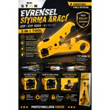 IRONSTAR Kablo soyucu / Kablo sıyırma aparatı / Evrensel kablo soyucu / kablo soyucu / UTP kablo soyucu / Koaksiyel kablo soyucu / CAT6 kablo soyma aparatı / Kablo sıyırma pensesi / CAT5 CAT6 kablo