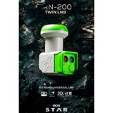 IRONSTAR UNİVERSAL A KALİTE İKİLİ LNB ÇANAK LNB TÜM ÇANAKLARLA UYUMLU SU GEÇİRMEZ GERMAN TECHNOLOGY TWİN LNB - ÇİFLİ LNB - İKİ GİRİŞLİ LNB - ÇANAK - SİNYAL