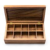 Ironwood Gourmet Dikdörtgen Vauxhall Çift Çay Kutusu, Akasya Ağacı