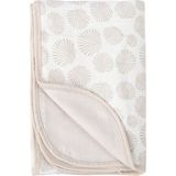 İrya Bebe Marin Seashell Müslin Bebek Battaniyesi Antartik 120x120 cm - 120 x 120 cm - Açık Bej