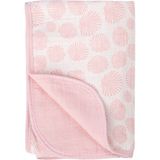 İrya Bebe Marin Seashell Müslin Bebek Battaniyesi Pembe 120x120 cm - 120 x 120 cm